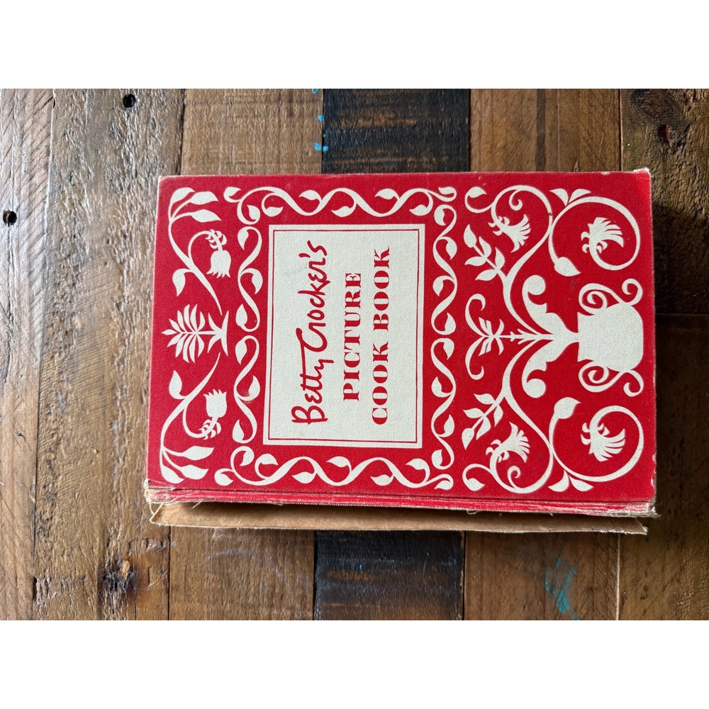 Vintage 1950 Betty Crocker's Picture Cook Book First Edition 6th Printing Red